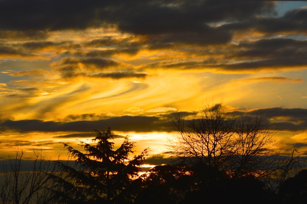 August 8 sunset Melbourne